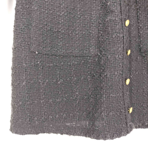 ザラ ZARA TEXTURED DRESS WITH GOLD BUTTONS 金ボタン テクスチャード ドレス ワンピース レディース import:S