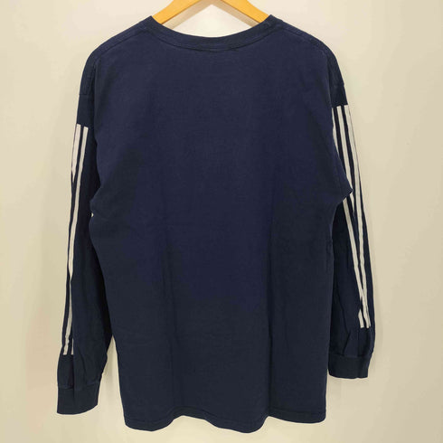 アディダス adidas 90S パフォーマンスロゴ刺繍 スリーストライプス L/S クルーネックTシャツ メンズ