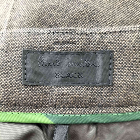 ポールスミスブラック Paul Smith BLACK ウール混 センタープレススラックス メンズ 42
