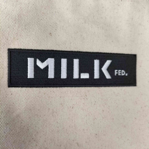 ミルクフェド MILKFED. EMBROIDERED BAR SHOULDER W/STRAP レディース ONE SIZE