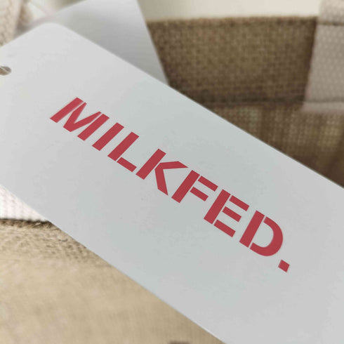 ミルクフェド MILKFED. JUTE TOTE BAG レディース ONE SIZE