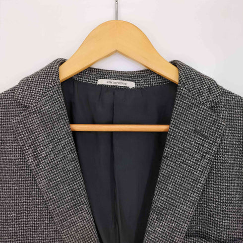 グリーンレーベルリラクシング GREEN LABEL RELAXING WTO WORK TRIP OUTFITS TC/W ニット ハウンドトゥース スリム ジャケット メンズ import:M