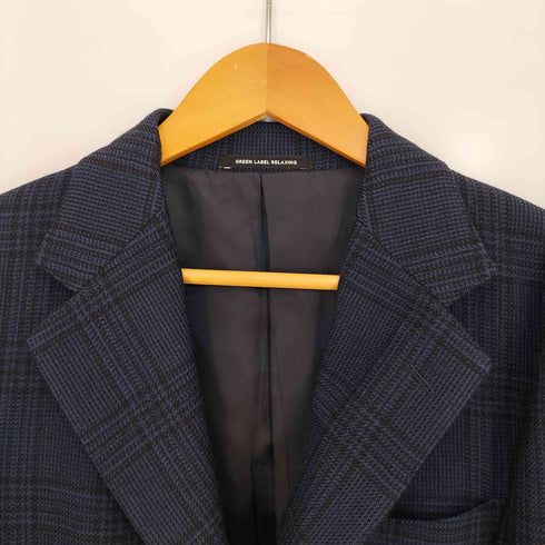 グリーンレーベルリラクシング GREEN LABEL RELAXING BRITISH WOOL グレンプレイド ジャケット メンズ JPN:46