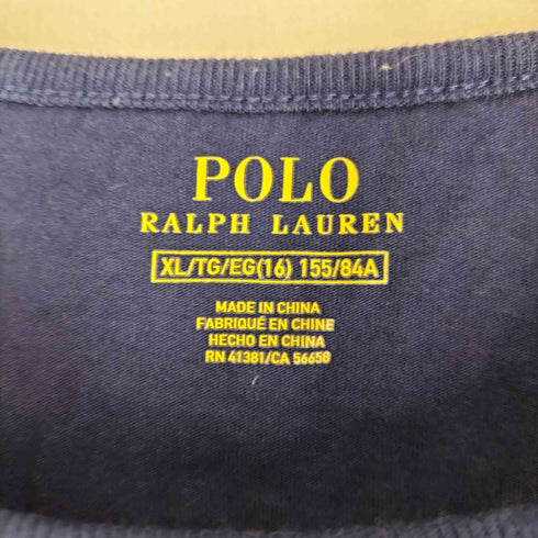 ポロラルフローレン POLO RALPH LAUREN ポニー刺繍 襟フリル L/S カットソー レディース import:XL