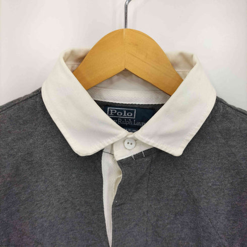 ポロバイラルフローレン Polo by RALPH LAUREN ポニー刺繍 コットン ラガーシャツ メンズ import:M