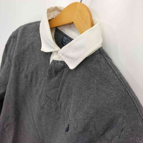 ポロバイラルフローレン Polo by RALPH LAUREN ポニー刺繍 コットン ラガーシャツ メンズ import:M