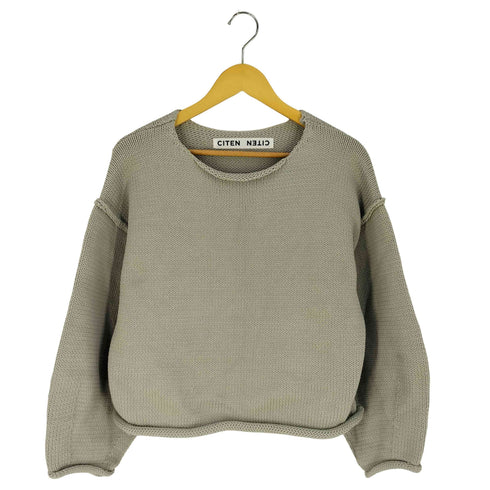 シテン CITEN キリッパナシフウ ユル クルーネックニット レディース FREE