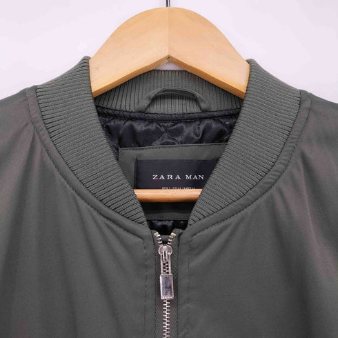 ザラマン ZARA MAN MA-1 ブルゾン ロング コート メンズ import:L