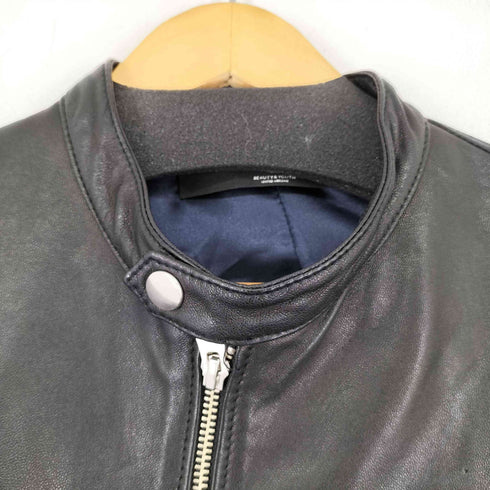 ビューティーアンドユースユナイテッドアローズ BEAUTY & YOUTH UNITED ARROWS ゴート シングル ライダース ジャケット メンズ JPN:M