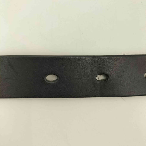 カラーステッチ レザーベルト メンズ