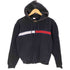 トミーヒルフィガー TOMMY HILFIGER USA製 ジップアップスウェット レディース