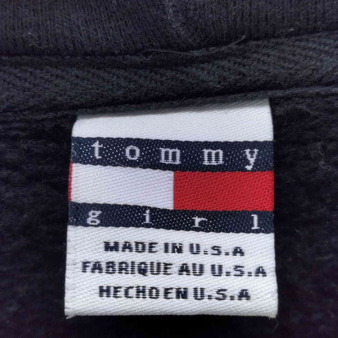 トミーヒルフィガー TOMMY HILFIGER USA製 ジップアップスウェット レディース