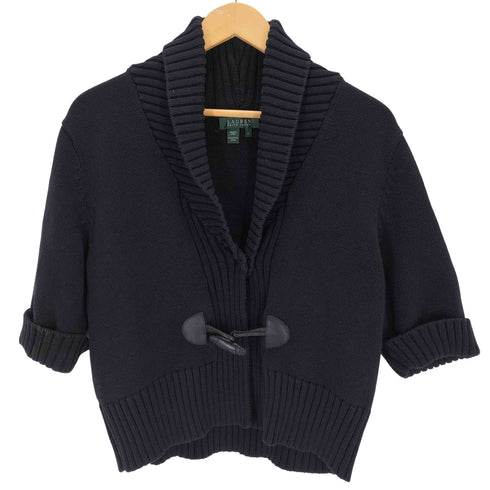 ローレンラルフローレン LAUREN RALPH LAUREN ショールカラー ダッフルコットンカーディガン レディース JPN:L