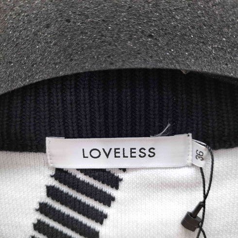 ラブレス LOVELESS シャッフルロゴニットドレス レディース 36