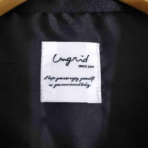 アングリッド Ungrid マルチウェイフェイクレザーブルゾン レディース FREE