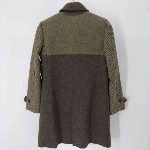 ポールスミスブラック Paul Smith BLACK Moon社製 ツイード ウールダブルコート レディース 38