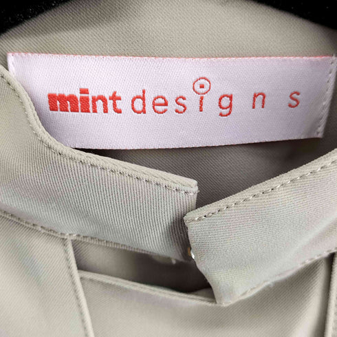 ミントデザインズ mintdesigns スタンドカラートレンチブルゾン レディース JPN:2