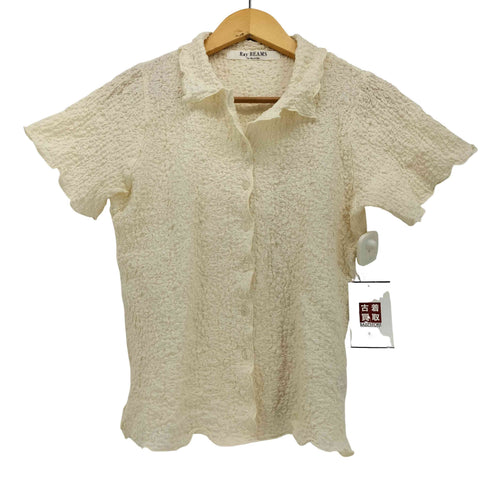 レイビームス Ray BEAMS 23SS シャーリング オープンカラー シャツ レディース
