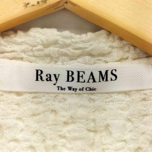 レイビームス Ray BEAMS 23SS シャーリング オープンカラー シャツ レディース
