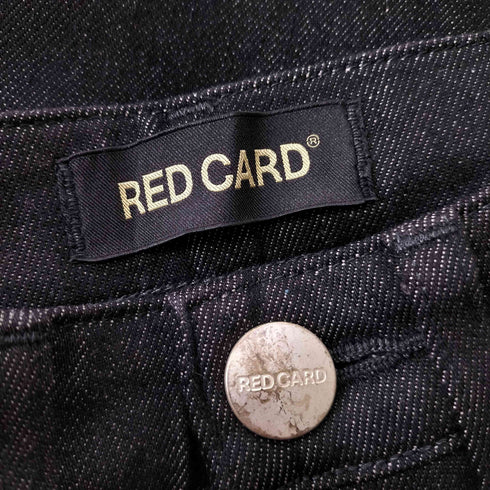 レッドカード REDCARD スキニーブラックデニム レディース 20