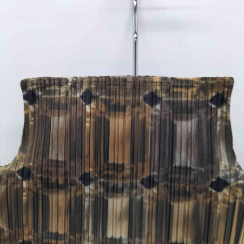 プリーツプリーズイッセイミヤケ PLEATS PLEASE ISSEY MIYAKE 宝石柄 ノースリーブ プリーツカットソー レディース 3