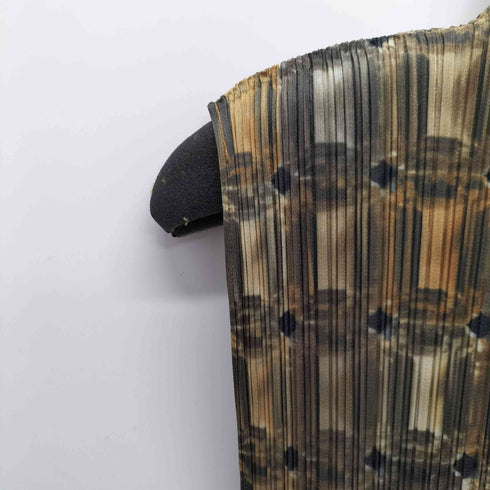 プリーツプリーズイッセイミヤケ PLEATS PLEASE ISSEY MIYAKE 宝石柄 ノースリーブ プリーツカットソー レディース 3