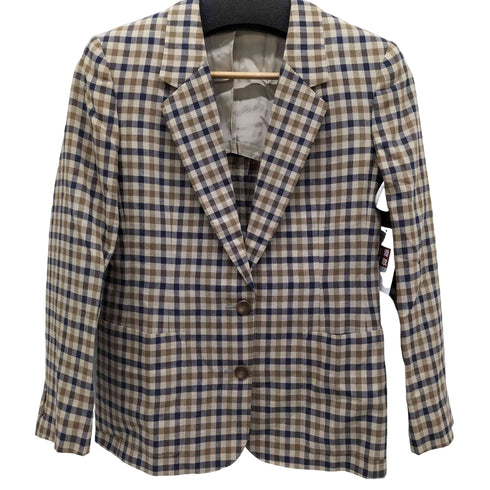 アクアスキュータム AQUASCUTUM リネン混 テーラードジャケット レディース 7