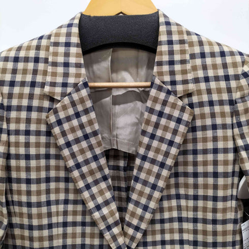 アクアスキュータム AQUASCUTUM リネン混 テーラードジャケット レディース 7