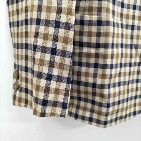 アクアスキュータム AQUASCUTUM リネン混 テーラードジャケット レディース 7