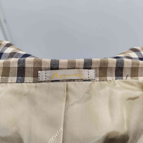 アクアスキュータム AQUASCUTUM リネン混 テーラードジャケット レディース 7