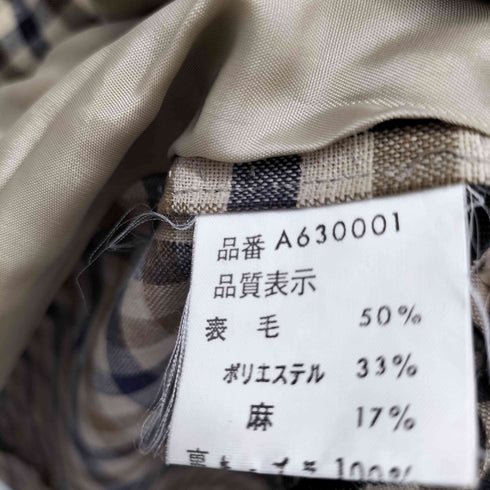 アクアスキュータム AQUASCUTUM リネン混 テーラードジャケット レディース 7