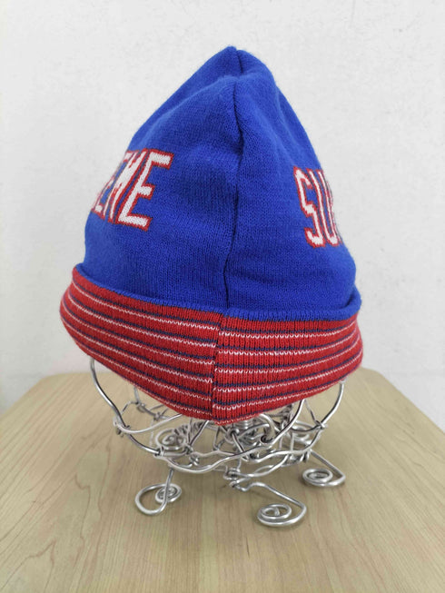 シュプリーム Supreme 14AW ロゴプリントニット帽 メンズ