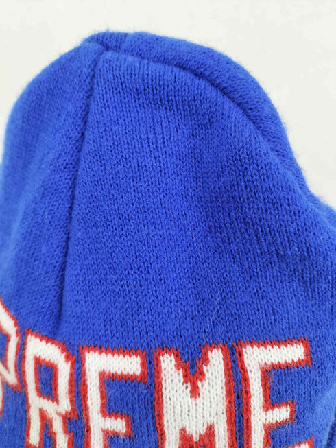 シュプリーム Supreme 14AW ロゴプリントニット帽 メンズ