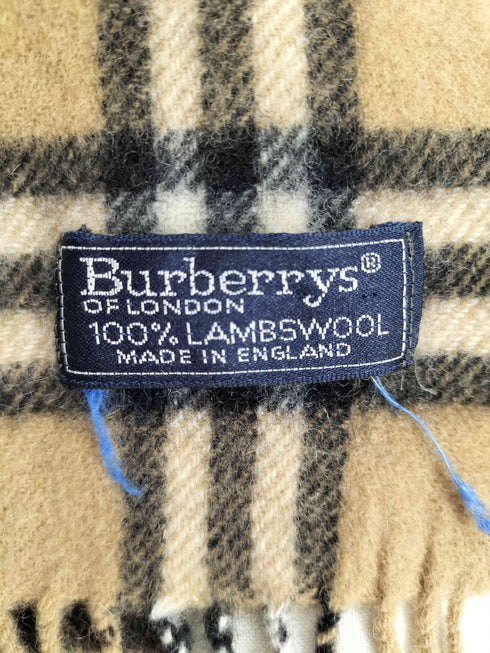 バーバリー BURBERRY ノヴァチェックウールマフラー メンズ