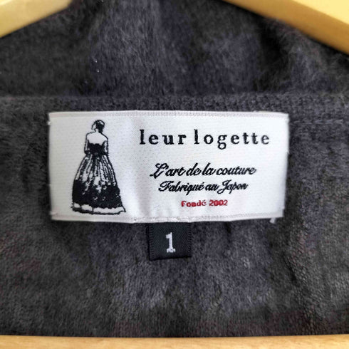 ルールロジェット leur logette モヘヤ フリルデザイン ニット チュニック レディース JPN:1