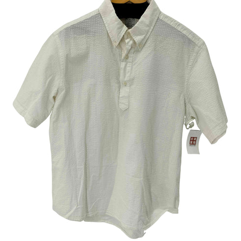 ブルックスブラザーズ BROOKS BROTHERS REGENT シアサッカーボタンダウンS/Sプルオーバーシャツ メンズ import:XL