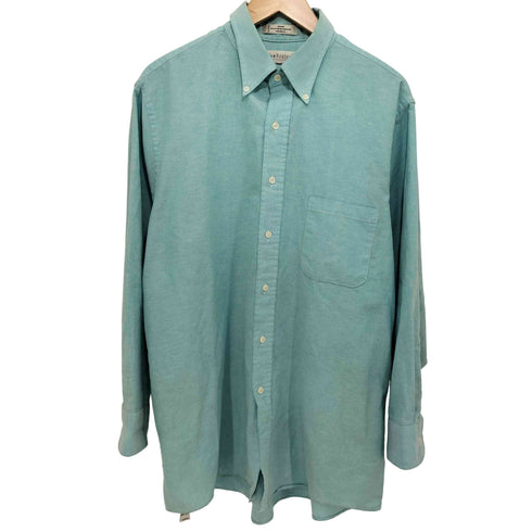 ヴァンヒューゼン VAN HEUSEN 90S コットンポリエステル ボタンダウン ロングスリーブシャツ メンズ 16 1/2