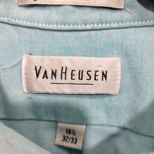 ヴァンヒューゼン VAN HEUSEN 90S コットンポリエステル ボタンダウン ロングスリーブシャツ メンズ 16 1/2