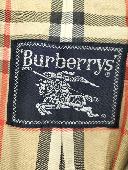 バーバリーズ BURBERRYS 裏地ノバチェック ステンカラーコート メンズ