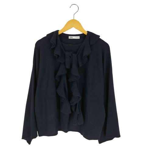 ザラ ZARA ウール フリルスカーフセーター レディース import:L