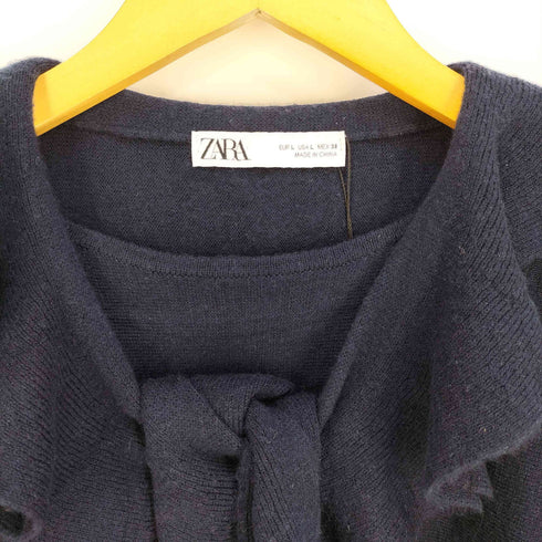 ザラ ZARA ウール フリルスカーフセーター レディース import:L