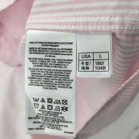 ブルックスブラザーズ BROOKS BROTHERS ボタンダウンL/Sストライプシャツ メンズ JPN:L