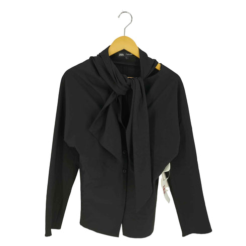 ザラ ZARA ポプリンシャツ レディース import:L