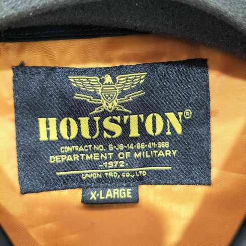 ヒューストン HOUSTON 虎刺繍 スーベニア ナイロン ベトナムコーチジャケット メンズ X-LARGE