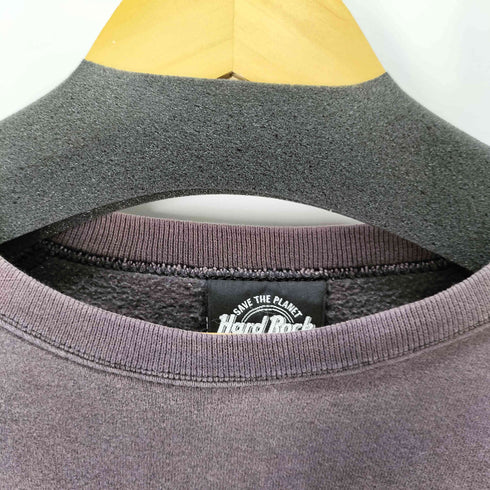 ハードロックホテル Hard rock HOTEL USA製 刺繍スウェットプルオーバー フェード メンズ L/XL