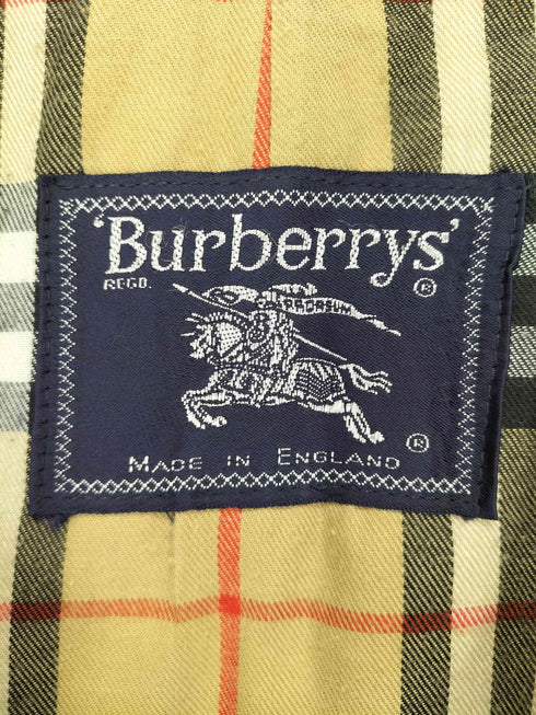 バーバリーズ BURBERRYS イングランド製 裏地ノバチェック ステンカラーコート メンズ
