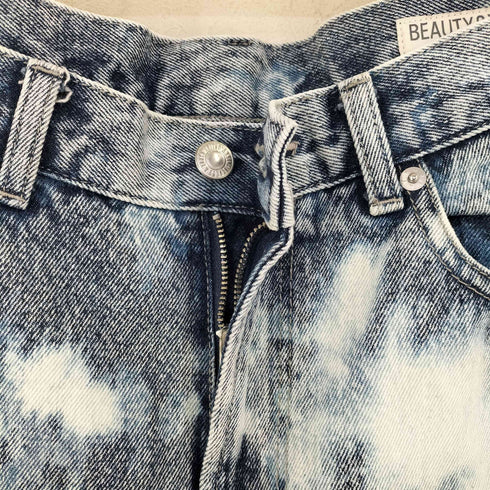 ビューティーアンドユースユナイテッドアローズ BEAUTY & YOUTH UNITED ARROWS ブリーチ加工 デニムパンツ メンズ 32inch