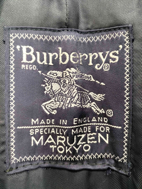 バーバリーズ BURBERRYS イングランド製 ライナー付き 裏地ノバチェック ステンカラーコート メンズ