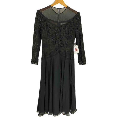 ハナエモリ HANAE MORI ビーズ レース ワンピース レディース 9A3