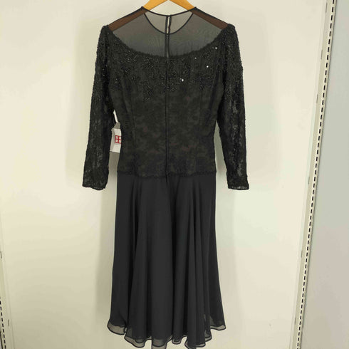 ハナエモリ HANAE MORI ビーズ レース ワンピース レディース 9A3